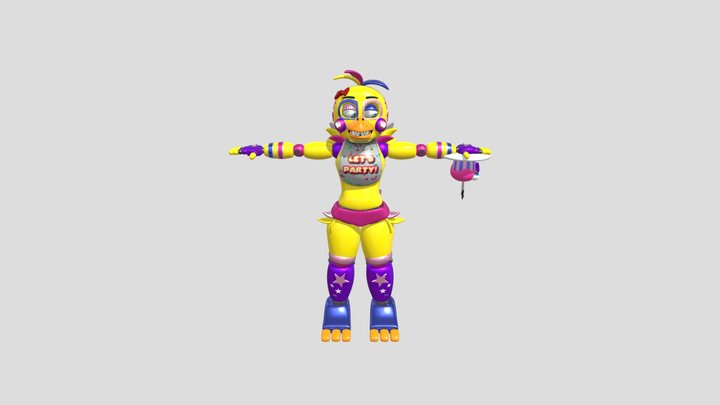 Star Toy Chica 3D Model