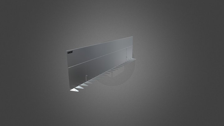 11310 185 280 ОО Бордюр с регулировкой 3D Model