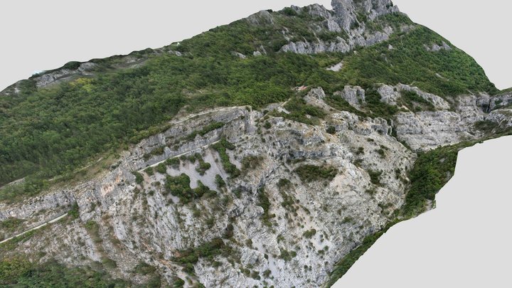 Rosandra Valley (northern side) 3D Model