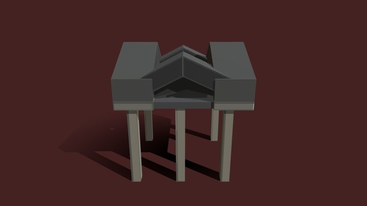 Temple 2 3D Model