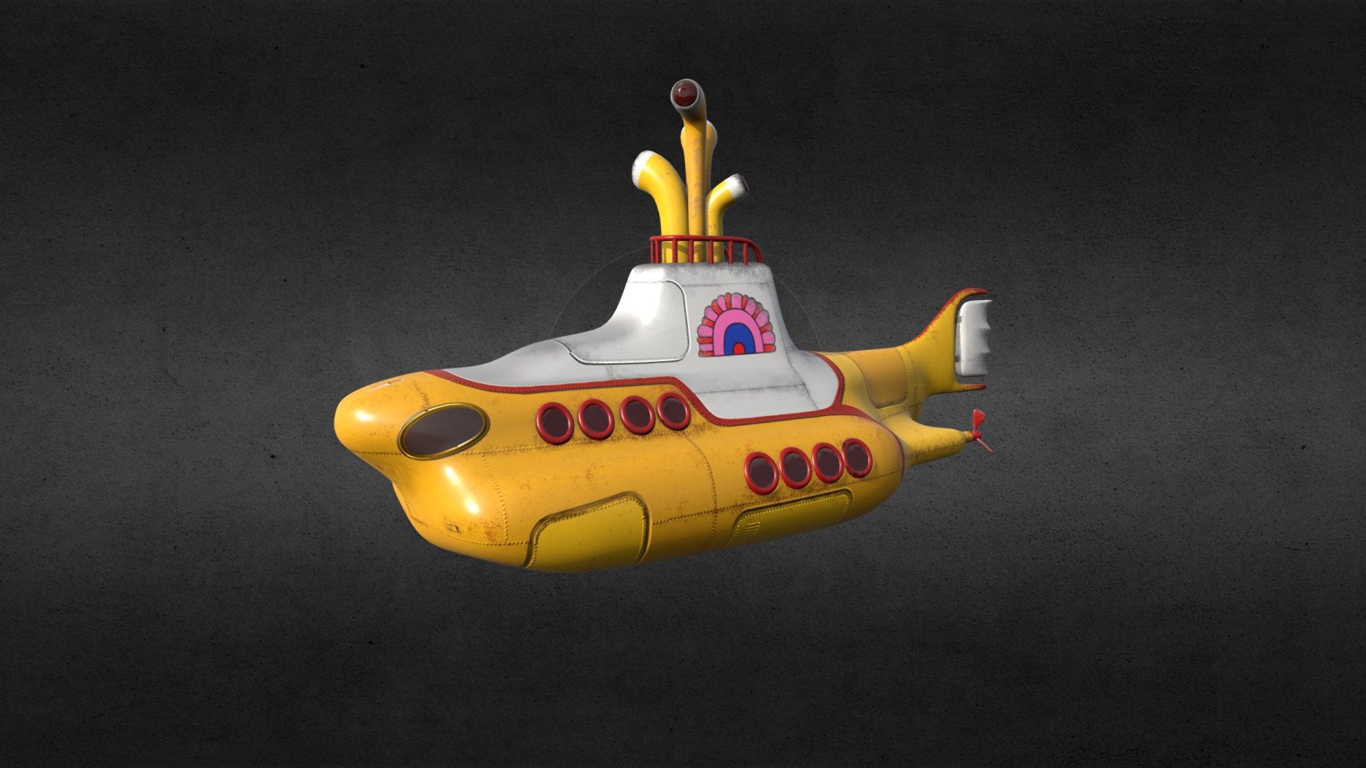 Yellow Submarine - Buy Royalty Free 3D model by design4life (@Design4life)  [028f157]