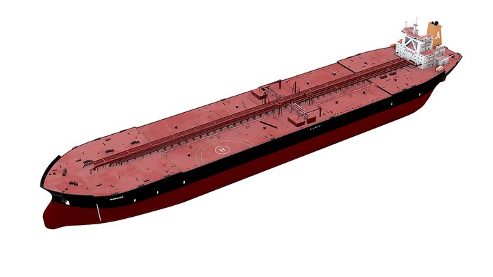 SUPER tanker TI_Class 3D Model