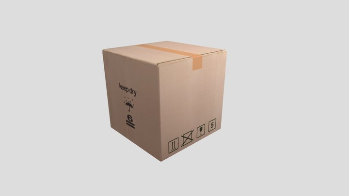 carton 3D Model