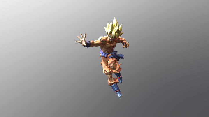 Goku 3D Model