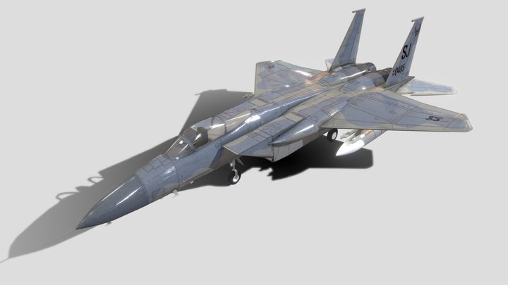 F-15 Eagle 3D Model