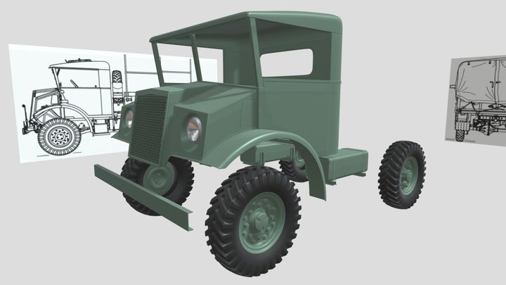 Camión Guerrero v0.3.7 WIP 3D Model