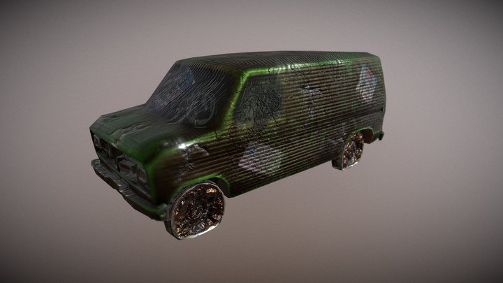 Van Graffiti 3D Model