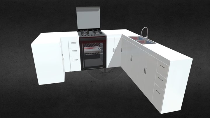 Cocina Int 1 3D Model
