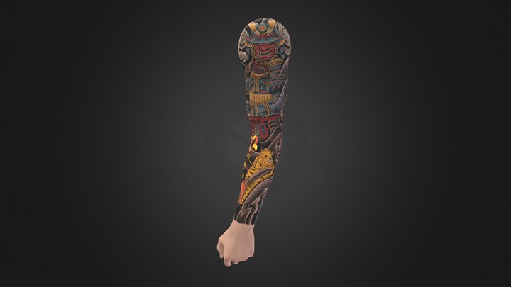 Custom_Samurai_Koi_V1 3D Model