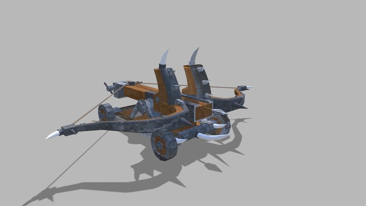 medieval siege weapon 3D Model