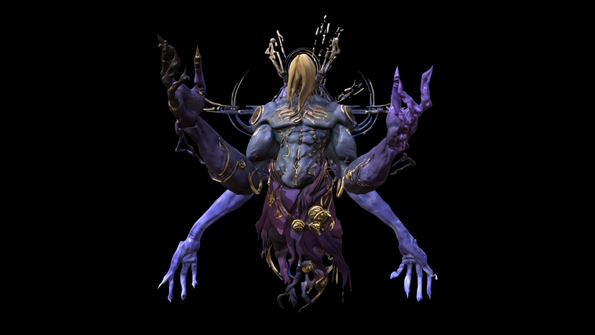 Multi Armed Demon 3D Model - Download Free 3D model by Gothic_404 ...