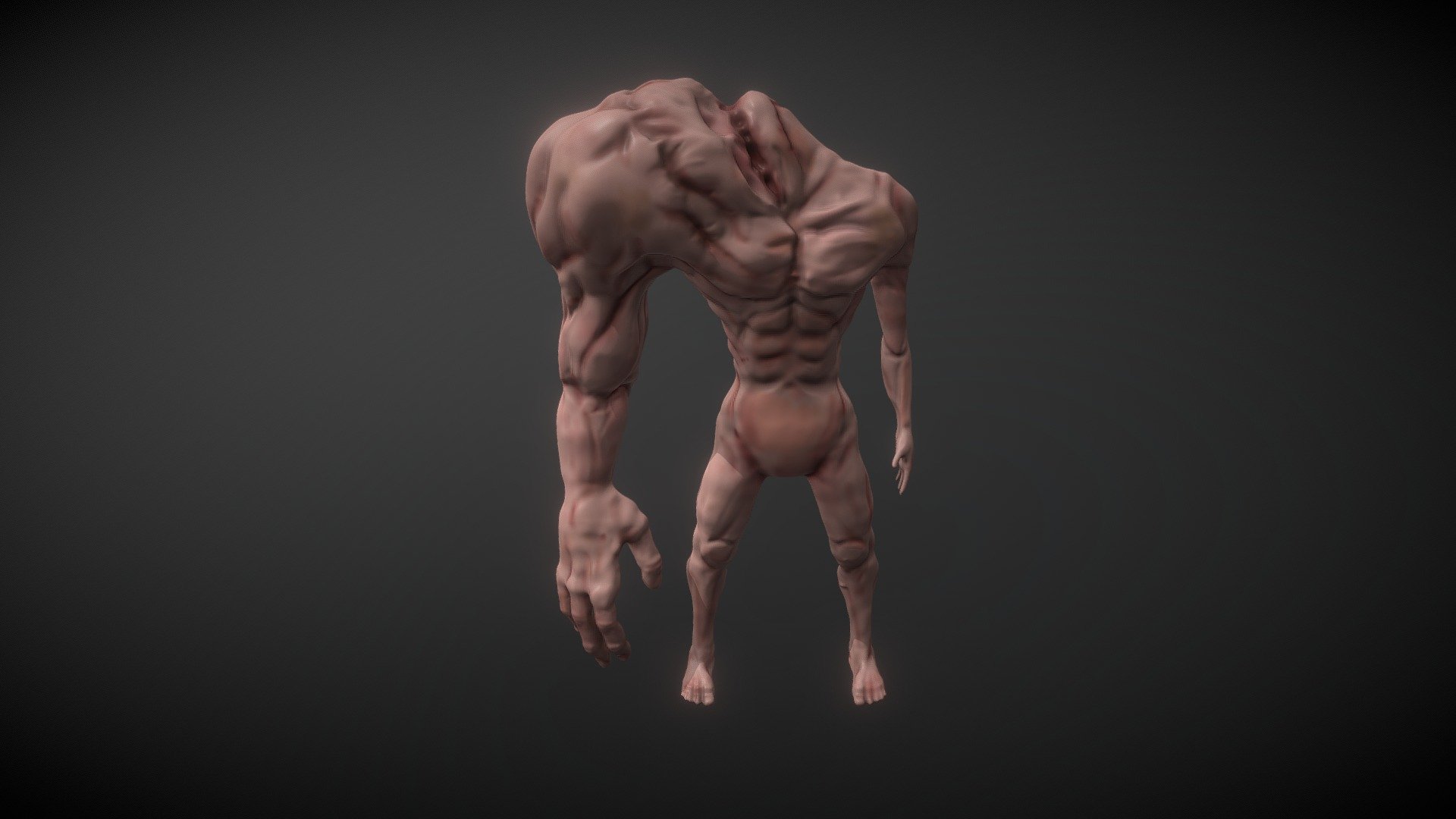Arm Creature - High Poly Mesh
