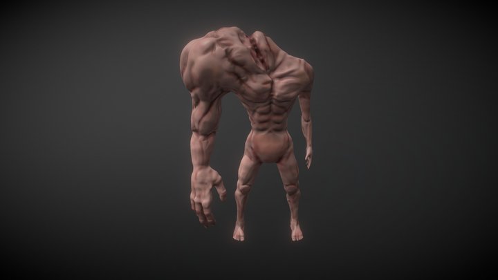 Arm Creature - High Poly Mesh 3D Model