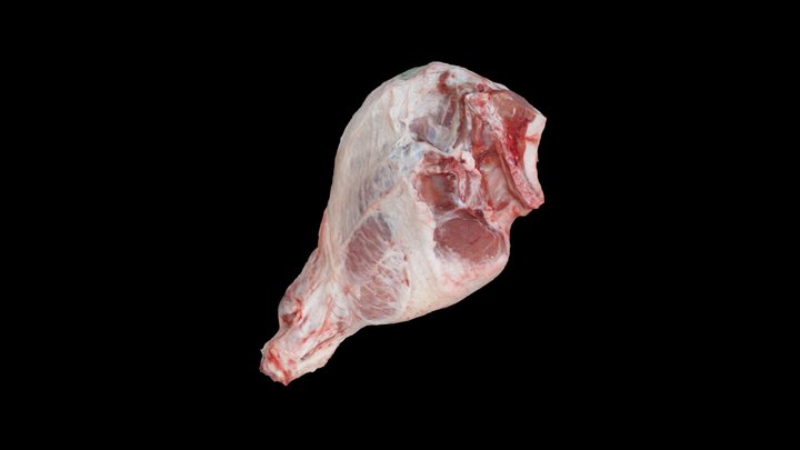 豚　大分割　もも 3D Model