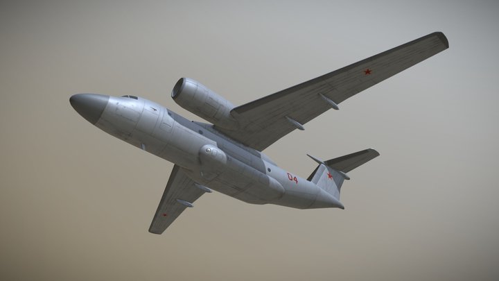 AN-72 3D Model