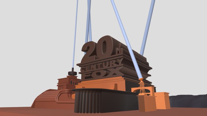 20th Century Fox Logo I Vipid Remake (July 2025 – Free 3D Model STL