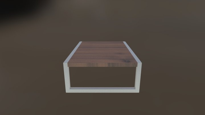 Table Bois 3D Model