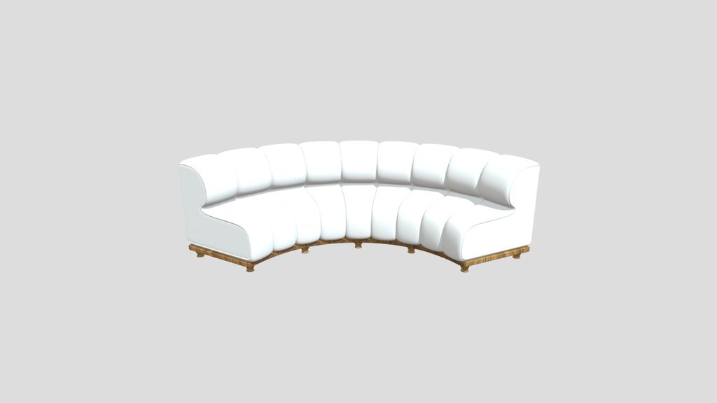 Modern C Shaped Curved Sofa