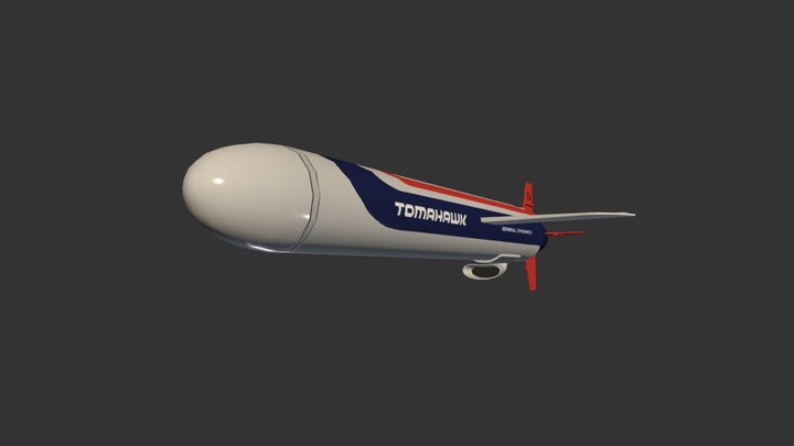 Tomahawk Missile 3D Model