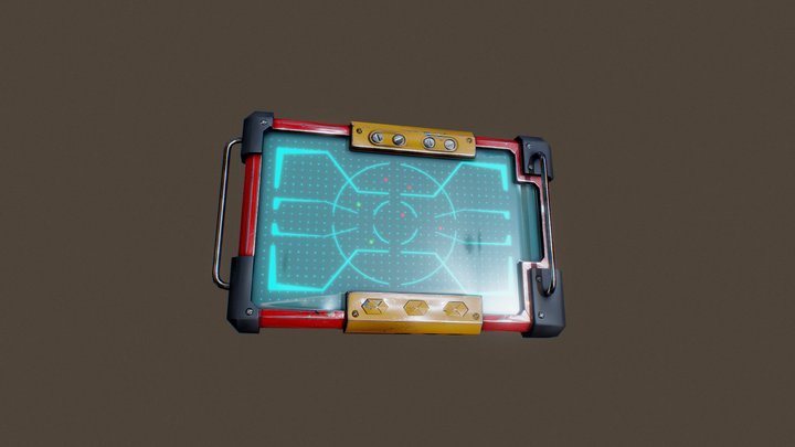 Sci Fi Tablet 3D Model