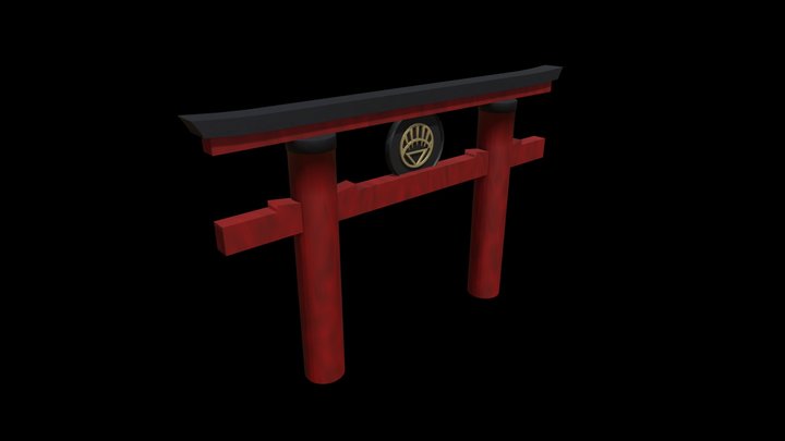 Porte japonaise (Torii) 3D Model