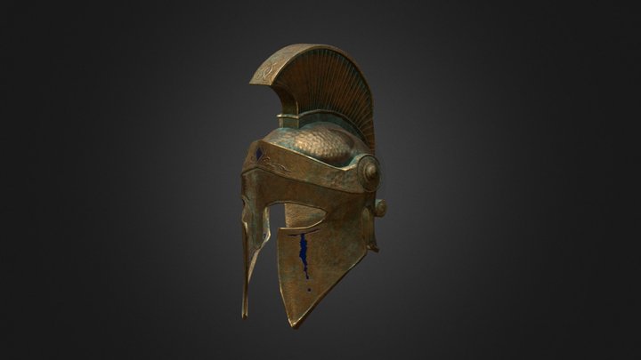 Spartan Helm 3D Model