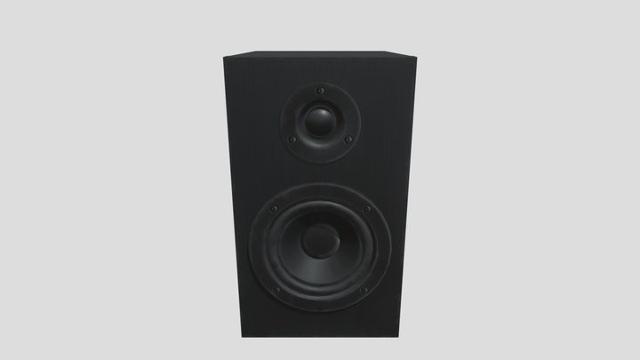 Speaker Black Secondary 3D Model