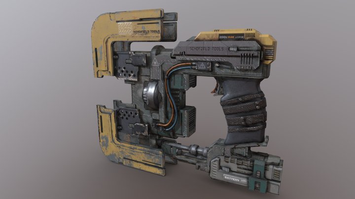Dead space gun 3D Model