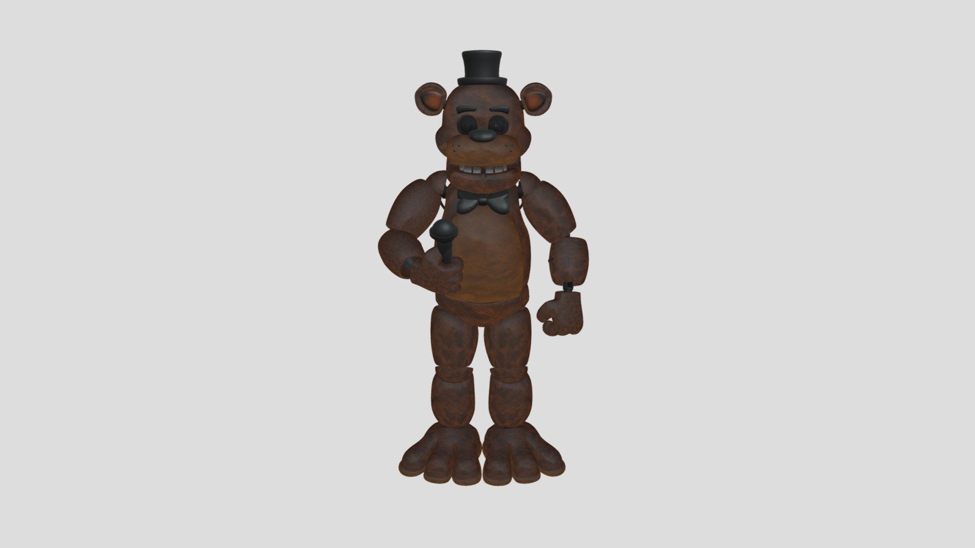 Freddy Fazbear - Download Free 3D model by Fuze Red (@princerenzdiquit1 ...