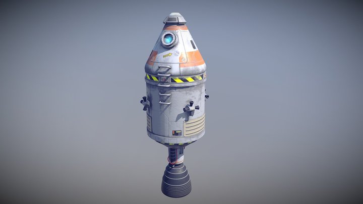 Kerbal Rocket 3D Model
