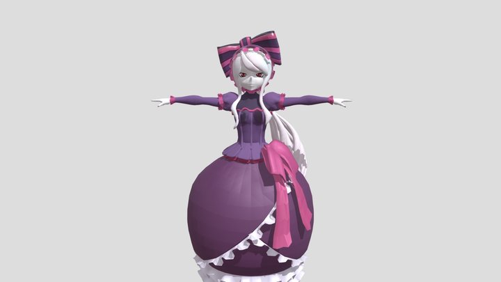 Shalltear Bloodfallen 3D Model