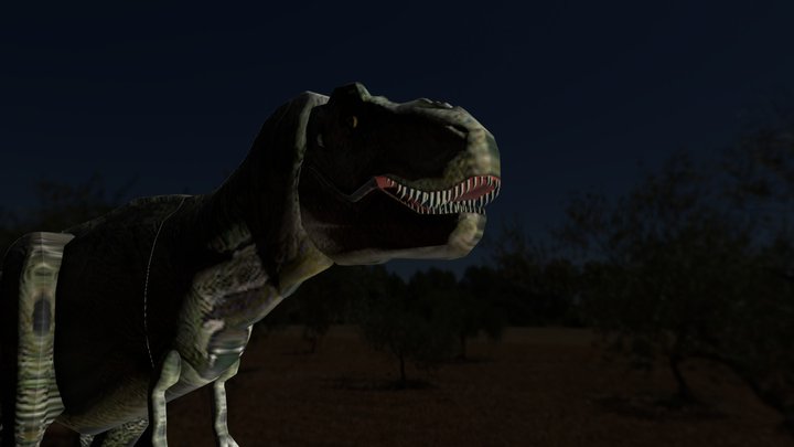 mit _ 3D Effekt beim Bewegen ! Tyrannosaurus Rex Schultüte Dinosaurier 7 