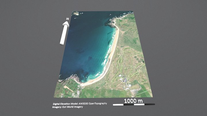 Pollan Bay, Inishowen, Co. Donegal – Free 3D Model STL