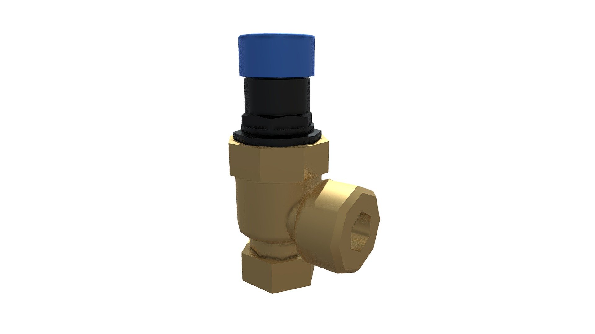 Resideo Diaphragm Safety Valve SM152 3D model by bimstore