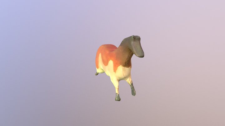 Lascaux Horse 3D Model