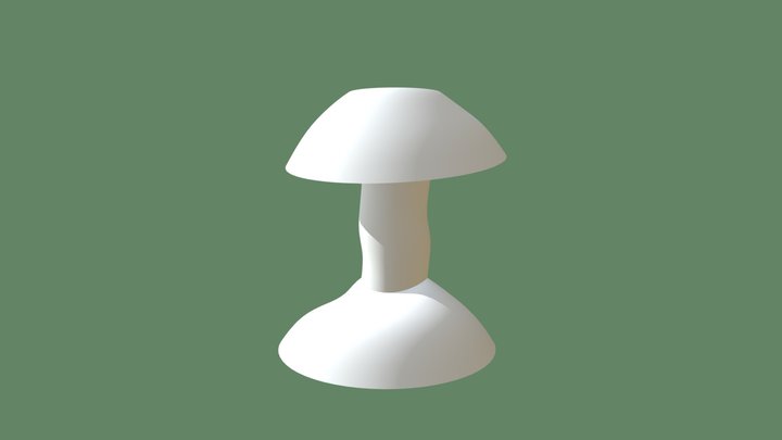 Mushroom Lamp 3D Model