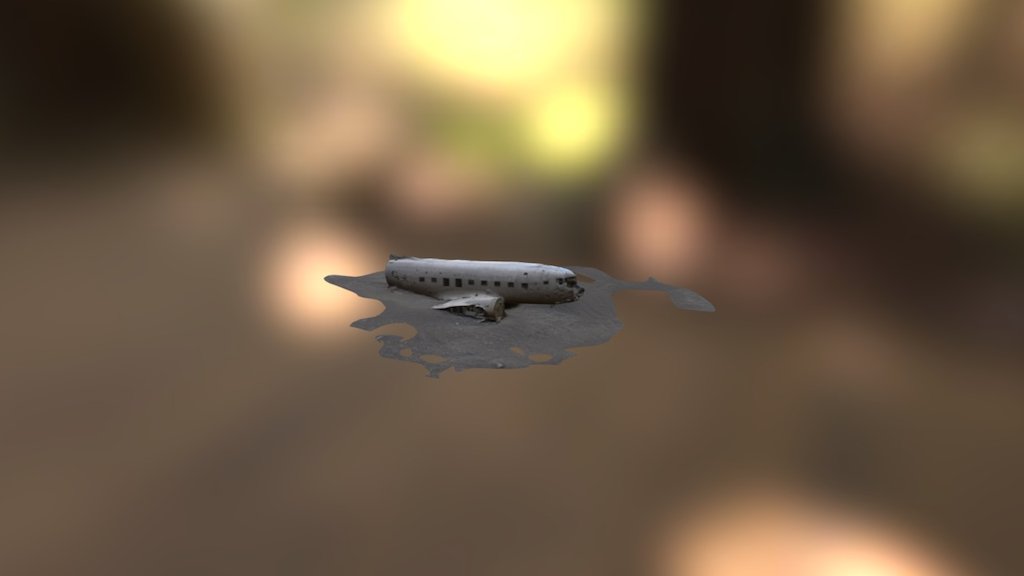 Dc3 plane is laughing on ice