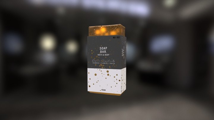 Soap Bar Packaging Demo 3D Model