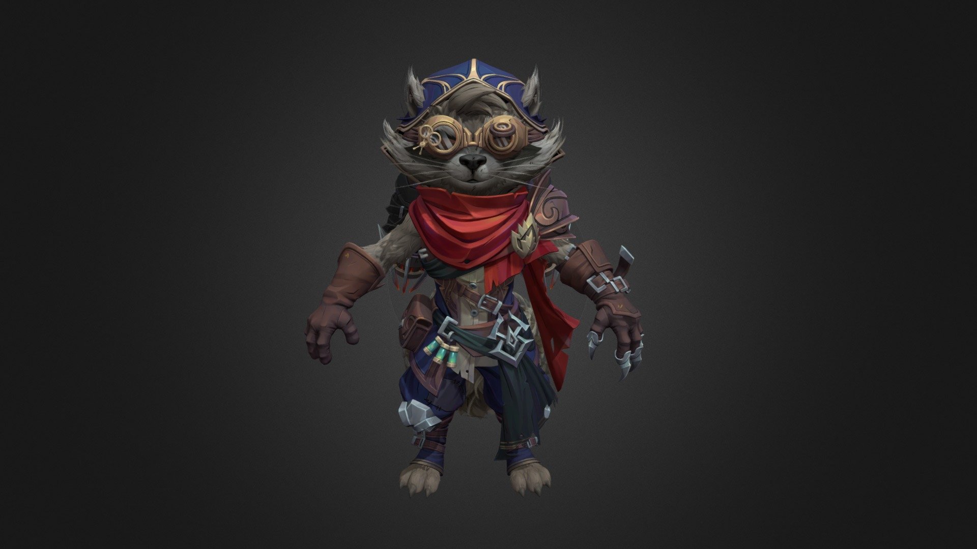 Rocket Racoon Rocket Of Rafters - Download Free 3D model by YE YE ...