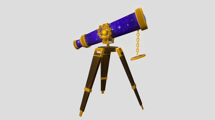 Starry Telescope 3D Model