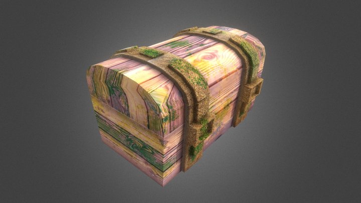 Treasure Chest [textured] 3D Model