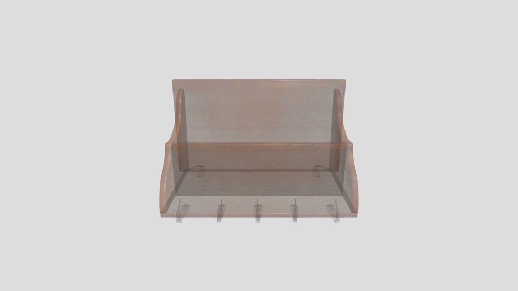 Hanging Shelf With Hooks