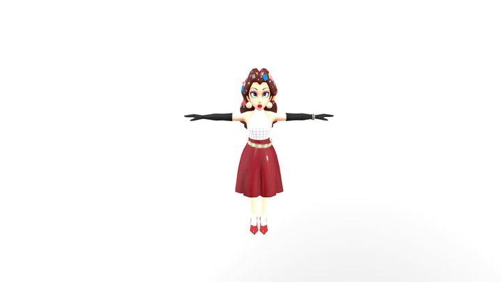 Pauline (Party Time) 3D Model