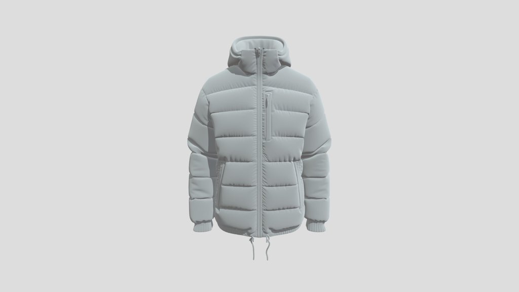 A yellow puffy winter jacket