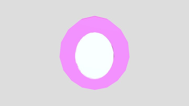 0 the color pink 3D model 3D Model