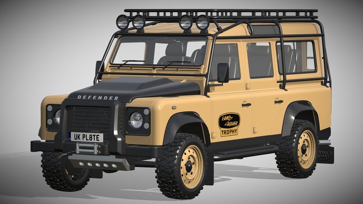 Land Rover Defender Works V8 Trophy 3D Model
