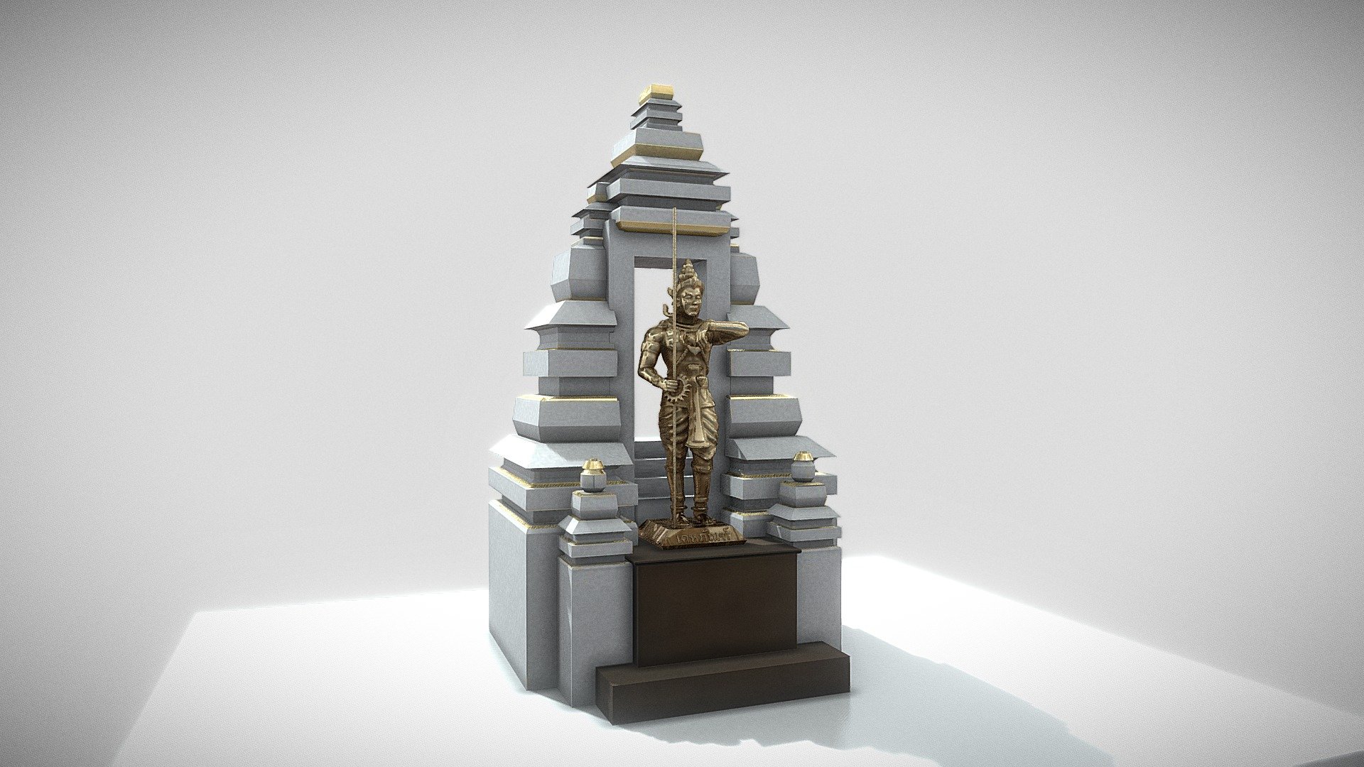 Lord Vishnu - 3D model by Montri.Titi [02a9682] - Sketchfab