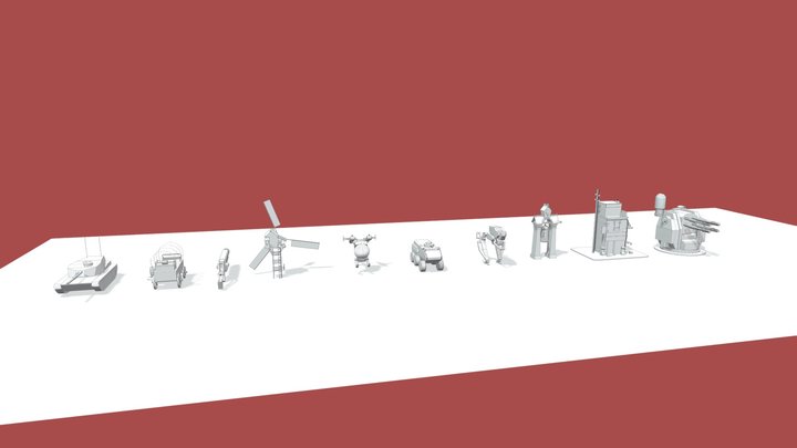 blocking_XYZ 3D Model