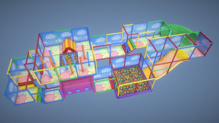 Indoor Playground 3D Model