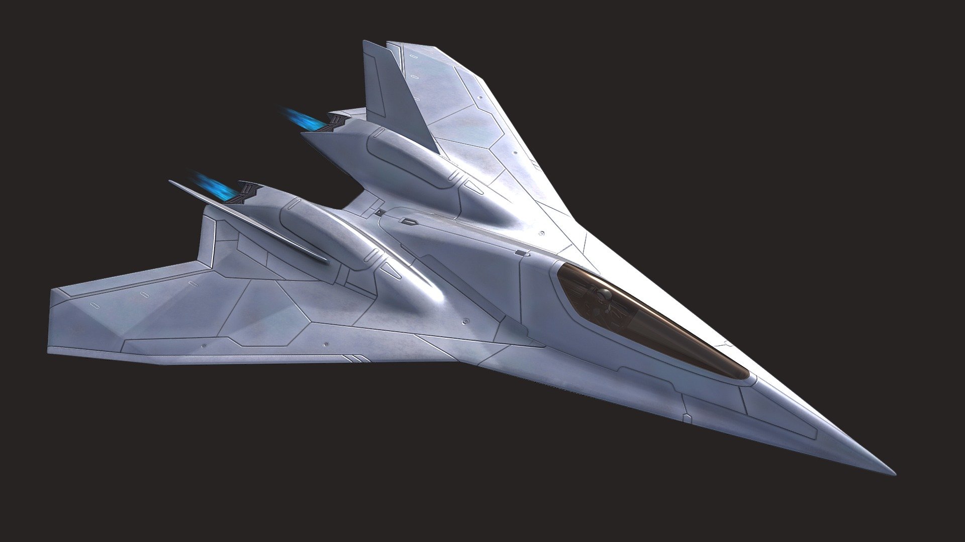 Falcon Jet - Download Free 3D Model By Markkingsnorth [02abca2] - Sketchfab